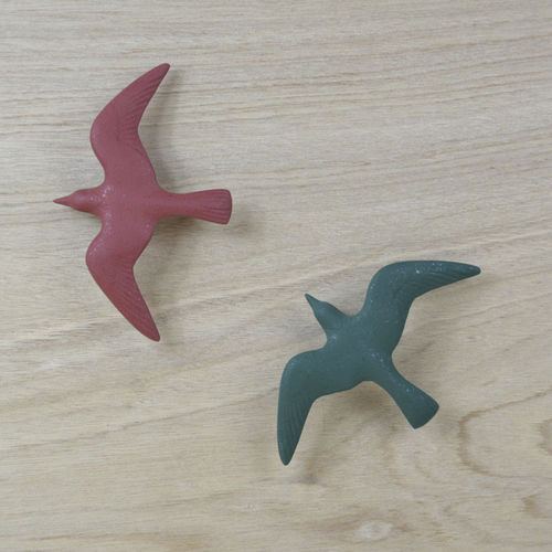 Sculpture en fonte - TR-08 - Chushin Kobo Co., Ltd. - murale / verte / noire