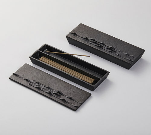 Boîte de rangement en fonte - HS-32L - Chushin Kobo Co., Ltd. - avec couvercle