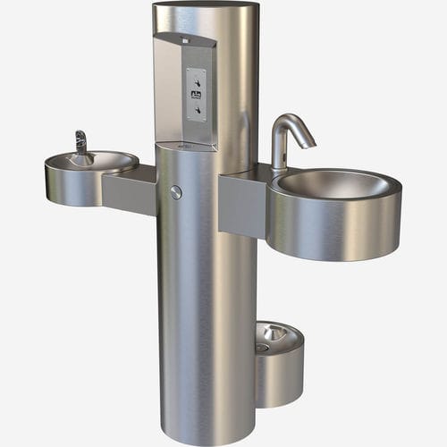Fontaine à eau pour personnes à mobilité réduite - GWQ84 - murdock - pour chiens / avec commande au pied / sans contact