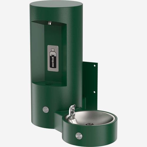 Fontaine à eau pour personnes à mobilité réduite - GYE14 - murdock - murale / d'extérieur / en acier inoxydable