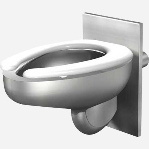 Toilette suspendue - 1000 - murdock - en inox / ovale / pour personnes à mobilité réduite
