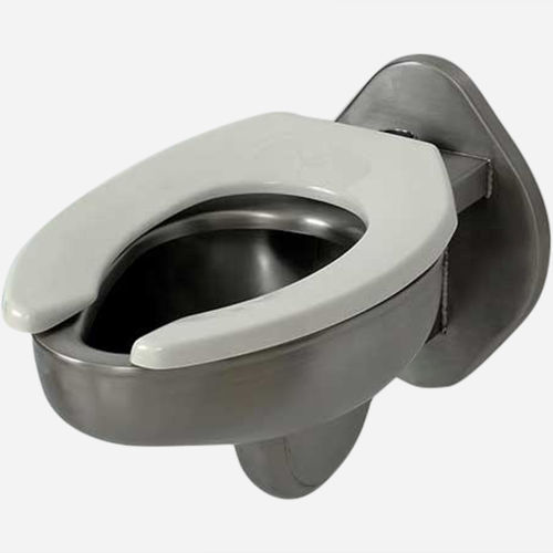 Toilette suspendue - 1001R - murdock - en inox / ovale / pour personnes à mobilité réduite