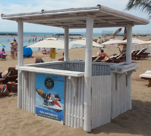 Kiosque commercial - TOIT PLAT - Beach Concept - d'extérieur / en bois / modulaire