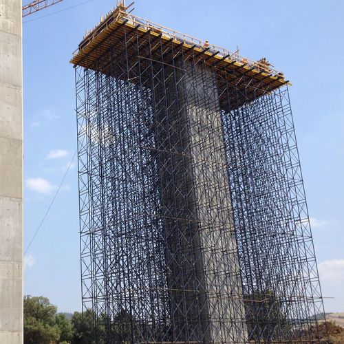 Échafaudage en acier galvanisé - SLABFORM - OZLER Formwork - grande hauteur