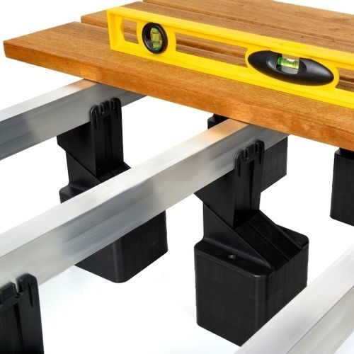 Support pour plancher technique en plastique - RAPTOR  - DECK-DRY POLSKA SP.  Z O.O. - à haute résistance / d'intérieur / réglable