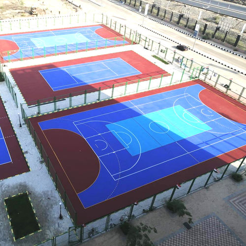 Peinture acrylique - ELASTOMARK 818 - KDF - Sports Flooring Production - de protection / de finition / d'extérieur