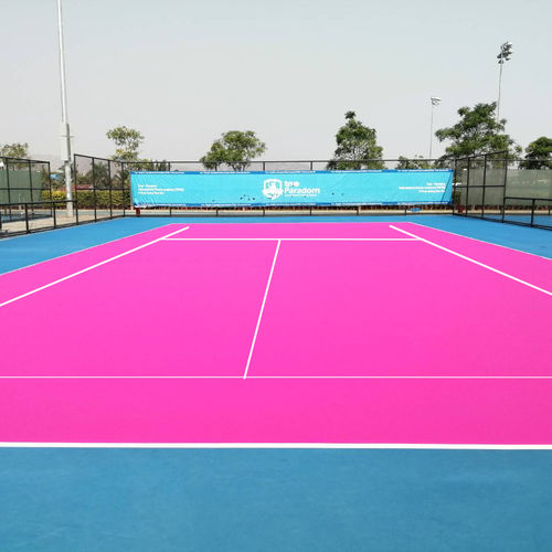 Sol sportif d'intérieur - FLEXFLOOR-EX - KDF - Sports Flooring Production - d'extérieur / en acrylique / pour salle multisport