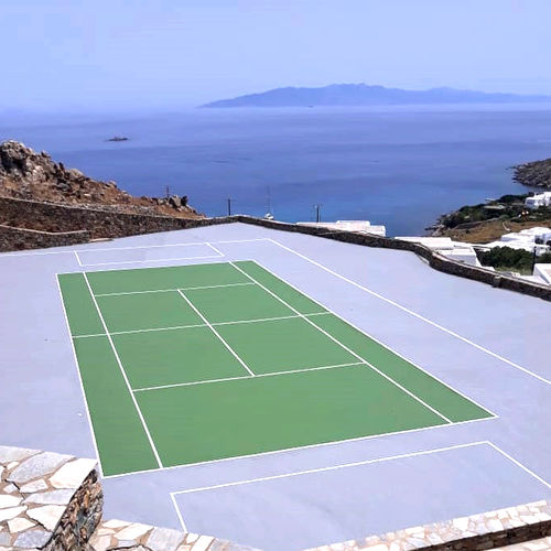 Sol sportif d'intérieur - POLYFLEX AEL-EX - KDF - Sports Flooring Production - d'extérieur / en acrylique / pour salle multisport