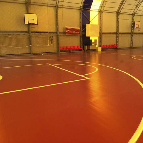 Sol sportif d'intérieur - POLYFLEX PU-IN - KDF - Sports Flooring Production - en polyuréthane / pour salle multisport / pour terrain de sport