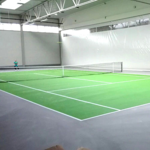 Sol sportif d'intérieur - POLYFLEX AEL-IN - KDF - Sports Flooring Production - en acrylique / pour salle multisport / pour terrain de sport
