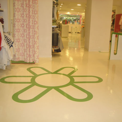 Revêtement de sol en polyuréthane - POLFLOOR PU 807  - KDF - Sports Flooring Production - d'intérieur / industriel / pour piscine publique