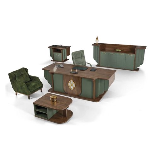 Bureau de direction - ANGEL - OFISTIM - classique / en bois / avec rangement