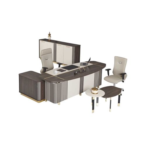 Bureau de direction - ESTEEM - OFISTIM - contemporain / en mélaminé / avec rangement