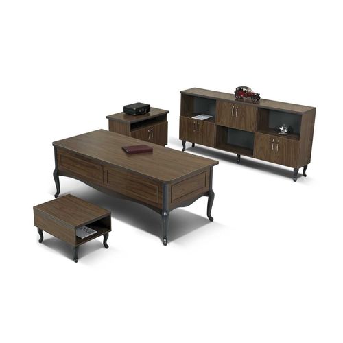 Bureau de direction - LADİN - OFISTIM - classique / en bois / avec rangement