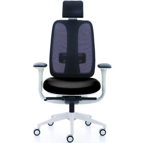 Fauteuil de direction contemporain - LIBRA - OFISTIM - en maille / avec repose-tête / tapissé