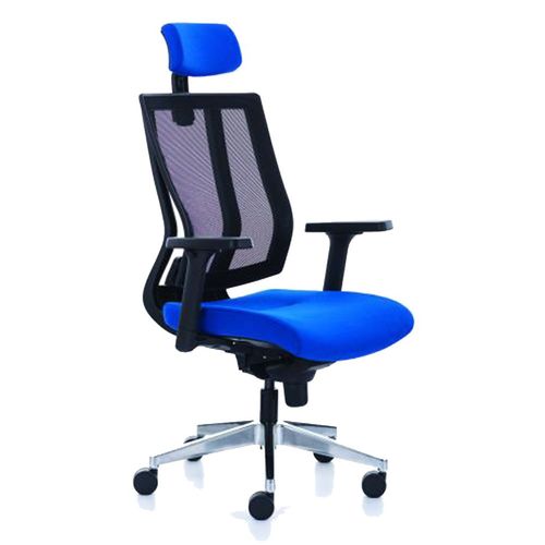 Fauteuil de direction contemporain - SVAGO - OFISTIM - en maille / avec repose-tête / avec dossier haut