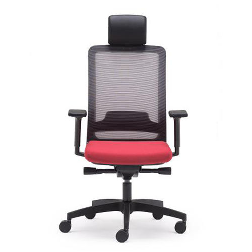 Fauteuil de direction contemporain - MARIN - OFISTIM - en maille / avec repose-tête / tapissé