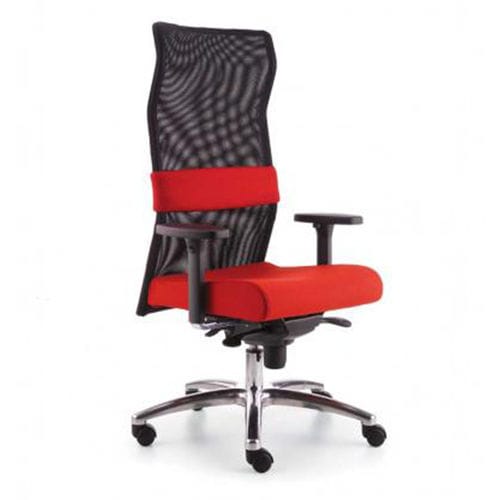 Fauteuil de direction contemporain - BIFLEX - OFISTIM - en maille / avec repose-tête / avec dossier haut
