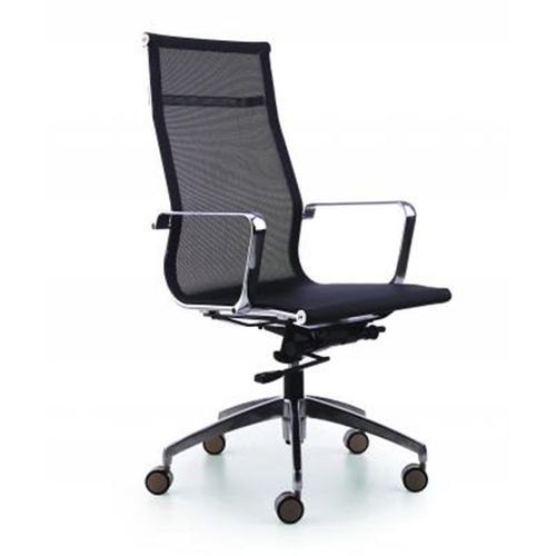 Fauteuil de direction contemporain - TIFFANY - OFISTIM - en maille / avec repose-tête / avec dossier haut