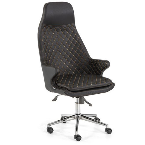 Fauteuil de direction contemporain - DROP - OFISTIM - en cuir / avec repose-tête / tapissé