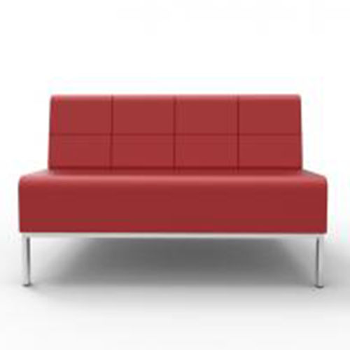 Banquette contemporaine - HUMOR - OFISTIM - en tissu / pour salle d'attente / avec dossier