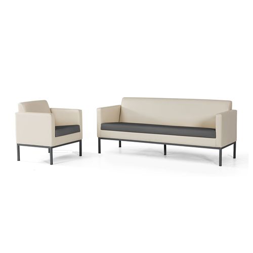 Canapé contemporain - VOLER - OFISTIM - en tissu / beige / professionnel