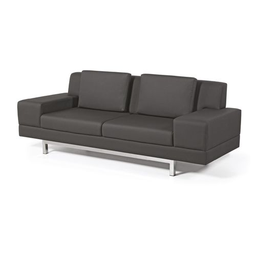 Canapé contemporain - SAFIR - OFISTIM - en tissu / marron / professionnel