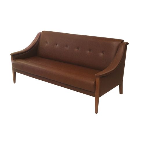 Canapé classique - ROCCA - OFISTIM - en tissu / marron / 2 places
