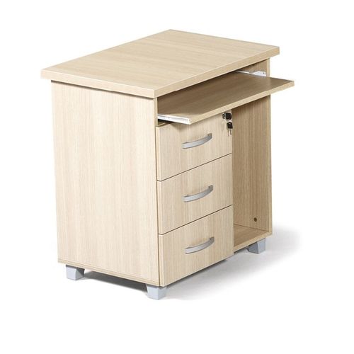 Caisson de bureau en bois - ETJ-70050 - OFISTIM - à 3 tiroirs / à roulettes / à clé