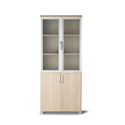 Armoire de classement haute - CBNT-800194 - OFISTIM - en mélaminé / avec porte battante / contemporaine
