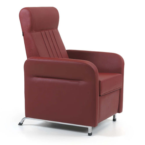 Fauteuil médical en tissu - VIZYON - OFISTIM - inclinable / avec repose-tête / marron