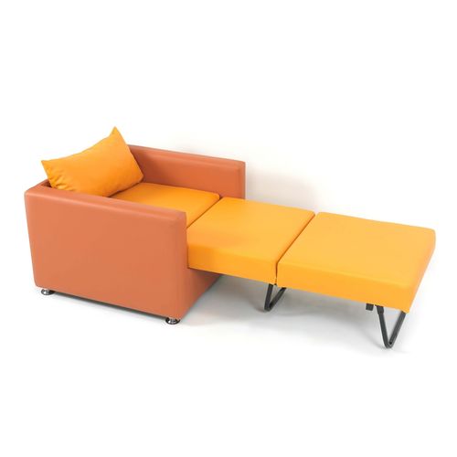 Fauteuil médical en tissu - SOFT - OFISTIM - marron