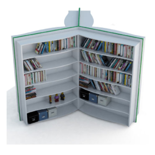 Bibliothèque contemporaine - Bibi - OFISTIM - pour école / en bois
