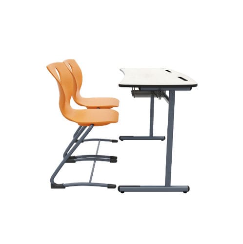 Table d'enseignement contemporaine - OFISTIM - OFISTIM - en stratifié / avec piètement en métal / rectangulaire