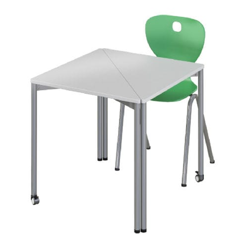 Table d'enseignement contemporaine - TRIANGLE - OFISTIM - en stratifié / avec piètement en métal / rectangulaire