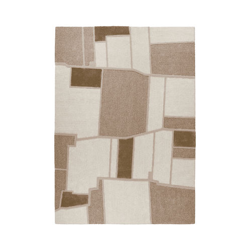 Tapis contemporain - Tierras Nature - Alp Carpets - à motif / en laine / en lin