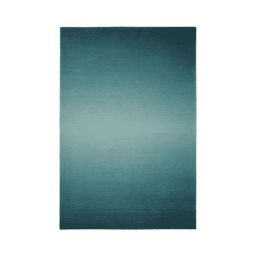 Tapis vert - Double Turquoise green - Alp Carpets - contemporain / uni / en laine