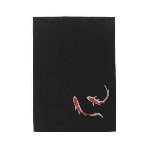 Tapis contemporain - Lake - Alp Carpets - à motif animalier / en laine / en soie