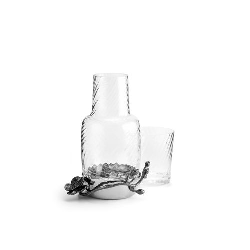 Carafe en cristal - BLACK ORCHID  - Michael Aram - en inox / à usage domestique