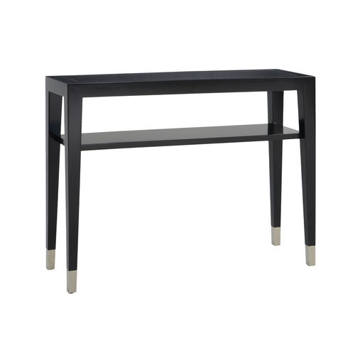 Console contemporaine - ETIK  - Pierre COUNOT BLANDIN - en bois laqué / en hêtre / avec piètement en laiton