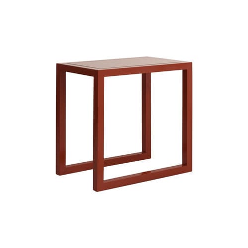 Table d'appoint contemporaine - PICA  - Pierre COUNOT BLANDIN - en hêtre / avec piètement en hêtre / rectangulaire
