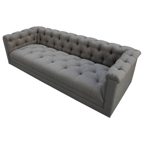 Canapé chesterfield - NONCHALANCE  - Pierre COUNOT BLANDIN - en tissu / avec accoudoirs / à coussins