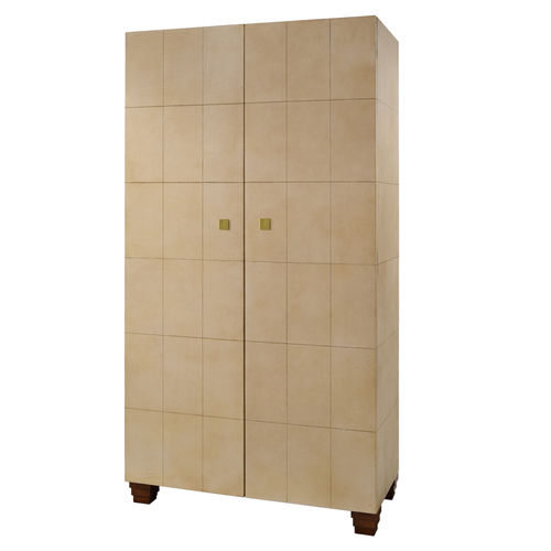 Armoire classique - PARCHEMIN  - Pierre COUNOT BLANDIN - en hêtre / en parchemin / à portes battantes