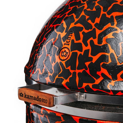 Barbecue à charbon - KB10 NANO ART MO - kamado B10 Germany - sur roulettes / à poser / sur pied