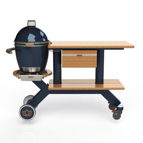 Table contemporaine - KB10-TN400 - kamado B10 Germany - en bois / avec piètement en métal / rectangulaire