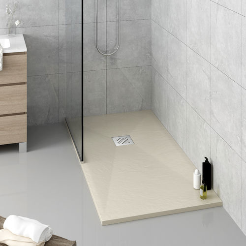 Receveur de douche rectangulaire - SERIES F - DAYA - à poser / en résine / antidérapant