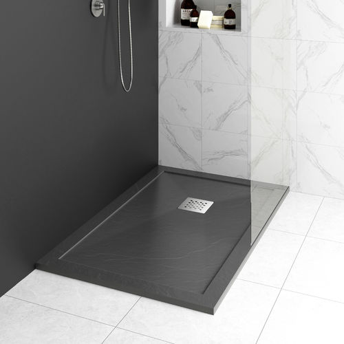 Receveur de douche rectangulaire - SERIES I - DAYA - à poser / en résine / en ardoise