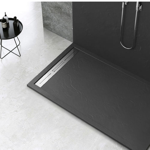 Receveur de douche rectangulaire - SERIES J - DAYA - à poser / en résine / en ardoise