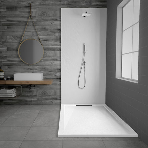 Receveur de douche rectangulaire - SERIES L - DAYA - à poser / en résine / antidérapant