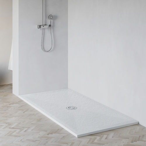 Receveur de douche rectangulaire - SERIES T - DAYA - à poser / en résine / en acier inox